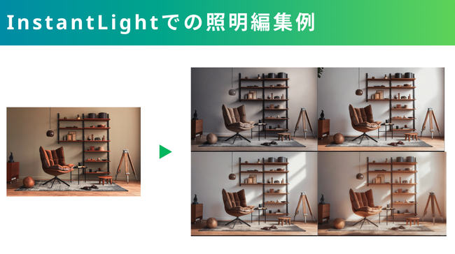 Fotographer AI株式会社、生成AIによる照明コントロールツール「InstantLight」のベータ版デモサイトを公開。瞬時に画像の照明を自在に編集できる革新的な機能を提供。