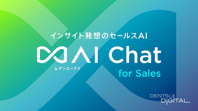 電通デジタル、生成AIを活用した営業DXサービス「∞AI Chat for Sales」を提供開始