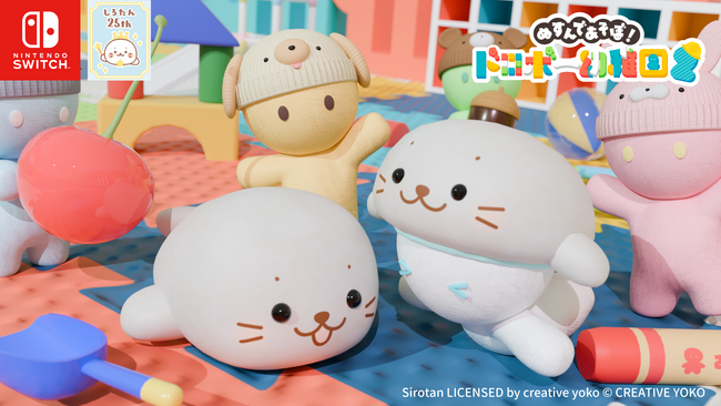 【きゅ～♪】夢の赤ちゃんコラボが実現！ドロボー幼稚園２で『しろたん』をなでなでし放題！