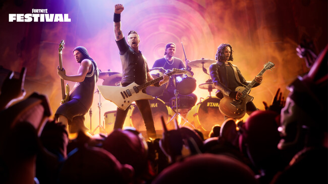 『フォートナイト』にMETALLICAが登場！