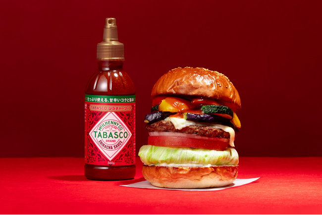 「夏野菜のシラチャーバーガー with TABASCO(R)シラチャーソース」7月1日（月）より全店舗・デリバリーにて販売