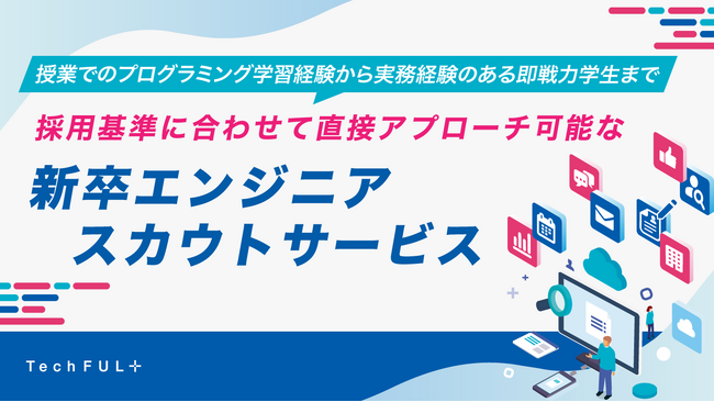 マイナビグループの４４４株式会社が新卒エンジニア向けスカウトサービス『TechFUL スカウト』をリリース