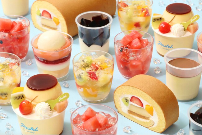 今年の夏は、「パステル」の“フルーツパーラー”を楽しもう！3種のフルーツを使った『フルーツプリンロール』ひんやりスイーツ『なめらかスイカゼリー』など7商品が登場