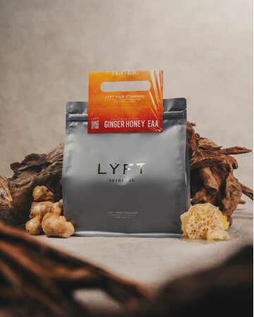 エドワード加藤のフィットネスブランド「LÝFT」がEAAシリーズ「LÝFT NUTRITION EAA」新フレーバー「ジンジャーハニー」を販売！！