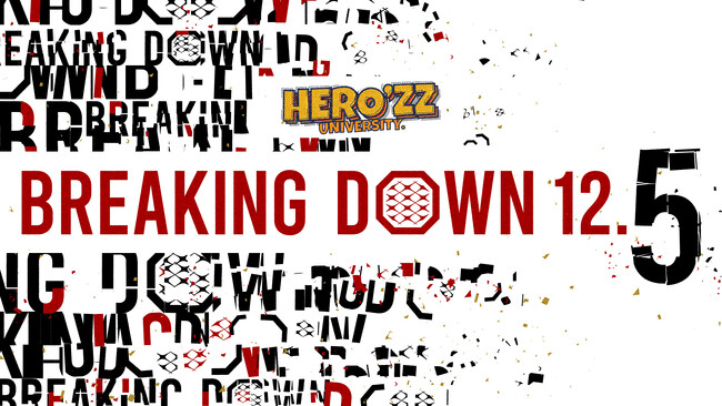 『BreakingDown12.5』の対戦カード決定！本日より順次チケット販売がスタート