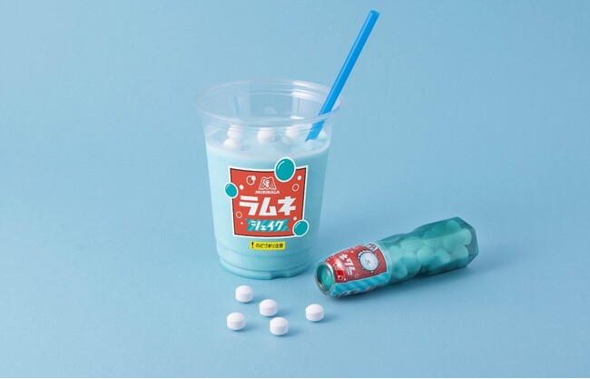 森永製菓アンテナショップ「森永のおかしなお菓子屋さん」東京駅店限定「森永ラムネ」を使用した、蒸し暑い夏を乗り切るさわやかなドリンクが初登場！「森永ラムネシェイク」6月18日（火）より期間限定で新発売