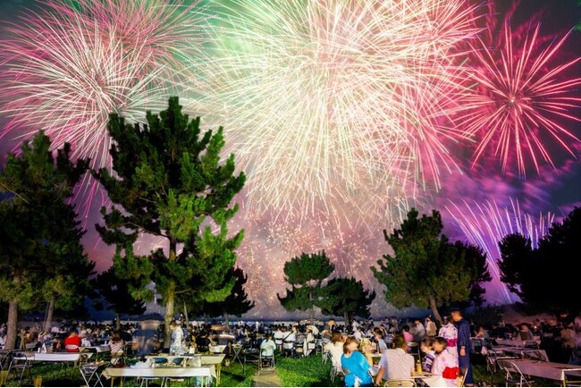 【ホテルプラザ神戸】 芦屋サマーカーニバル「2024年花火鑑賞プラン」販売開始。今年は貸切1,000名分ご用意いたしました！