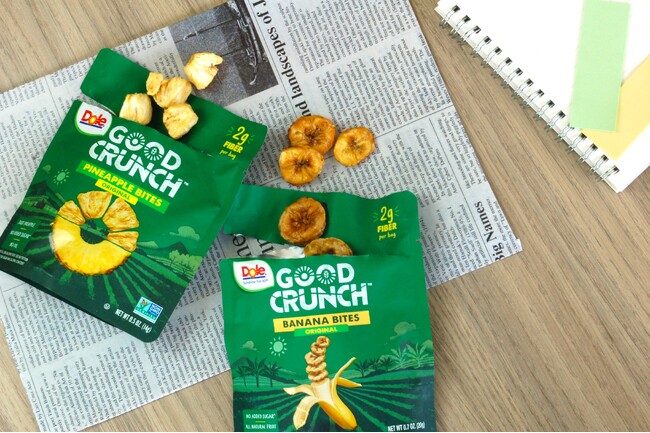 “フルーツでスマイルを。”お届けするDole　果実100%の新食感ヘルシースナックが日本初上陸！『Dole Good Crunch』 新発売