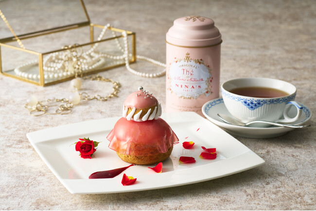【ホテルグランヴィア京都】フランス定番菓子「ルリ・ジューズ」にピンクのドレスを纏わせた「シェフの一皿」が登場！フレンチガーリースイーツバイキング開催のお知らせ