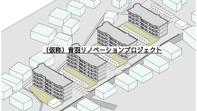山梨県の旧音羽職員宿舎を、七保とリノベるが利活用する（仮称）音羽リノベーションプロジェクトが着工