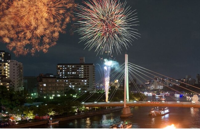 【ライズホテル大阪北新地】 大阪 夏の風物詩を満喫！大阪水上バスを貸切「2024年天神祭奉納花火大会 特別クルーズ付き宿泊プラン」の販売開始