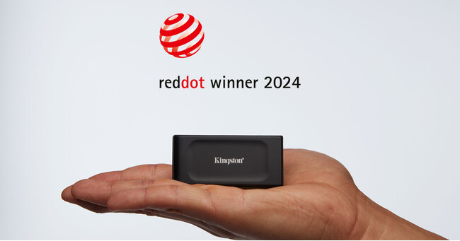 Kingston XS1000 外付けSSDが2024年レッドドット・デザイン賞を受賞