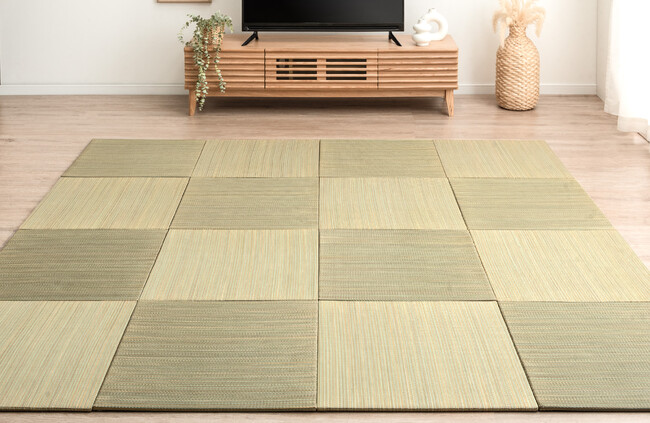 【タンスのゲン】天然のい草を使用した“置き畳”を発売開始！夏に向けて自然の涼しさと和モダンな空間を演出