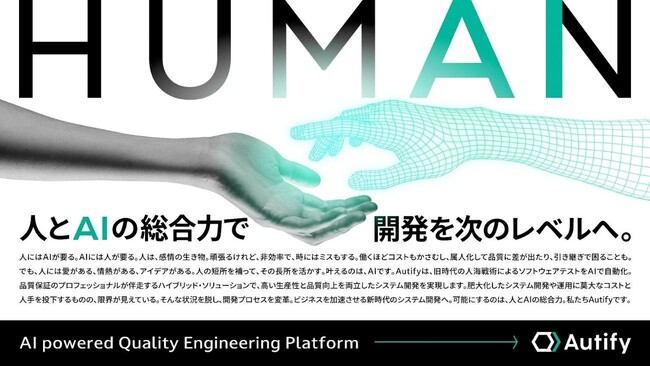 オーティファイ、リブランディングを発表。「Autify NoCode」「Autify Genesis」「Autify Pro Service」の3つのサービスでAIを活用した総合的な開発・テスト支援へ