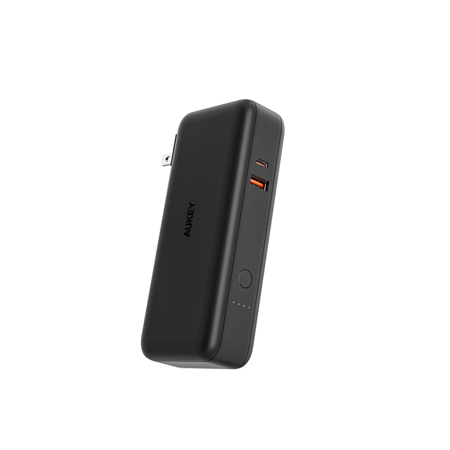 【Aukey】 モバイルバッテリーとAC充電器の一体型！急速充電にも対応した1台2役の便利なモバイルバッテリー 「PowerDuo 10K」 6月21日（金）に販売開始