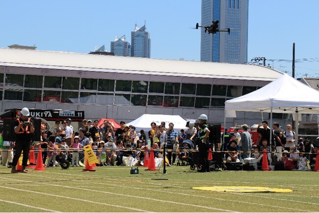 ＜渋谷区×東急不動産＞ドローンを防災に活用するイメージを渋谷区民に公開