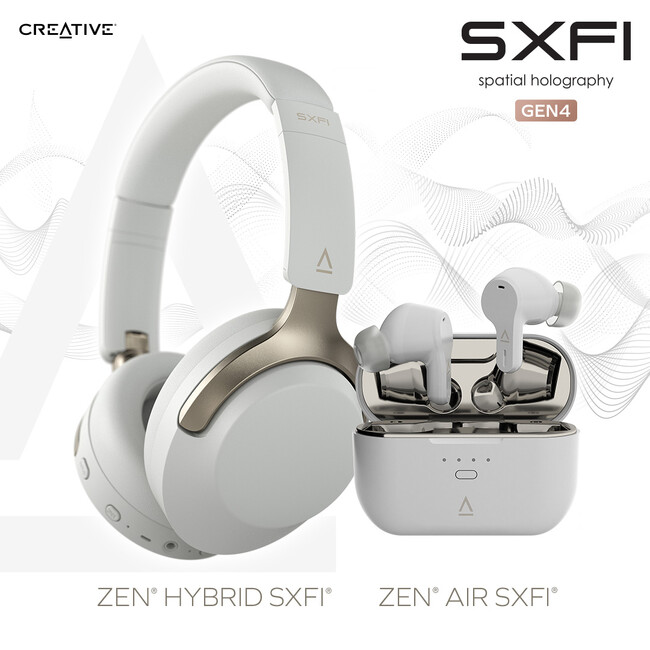 Super X-Fi空間オーディオが、あらゆるワイヤレス オーディオやストリーミング コンテンツで楽しめる完全ワイヤレス イヤホン/ワイヤレス ヘッドホン新登場