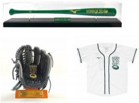 ミズノ社製のバット、グラブ、ユニフォームが球場100周年デザインとなって登場！～本日から、販売を開始します～