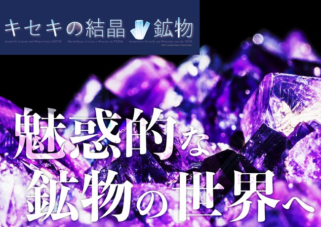 キセキの結晶☆鉱物　愛知県豊橋市で開催（７月１２日より）