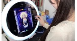 3ＤホームスタジオPR第56弾！2024年6月23日「爆食アイドル？華月のの（strongpeanuts512）様と素敵な笑顔で3D作成コラボ」しました。