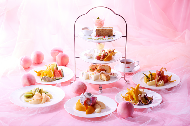 【タカノフルーツパーラー】桃が食べ放題できる、タカノフルーツティアラ「Summer　Peach」