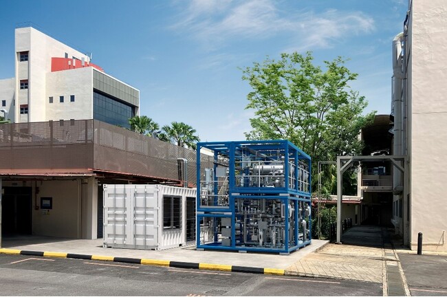 CO2を原料とする持続可能な航空燃料(SAF)合成技術開発に向けて小型スケールのSAF製造試験装置の設置を決定