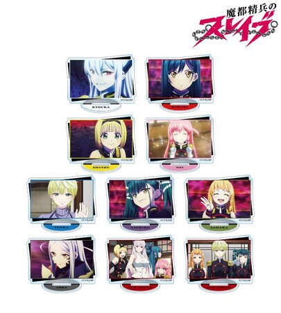 TVアニメ『魔都精兵のスレイブ』のトレーディング場面写アクリルスタンドとトレーディング場面写アクリルカードなどの受注を開始！！アニメ・漫画のオリジナルグッズを販売する「AMNIBUS」にて