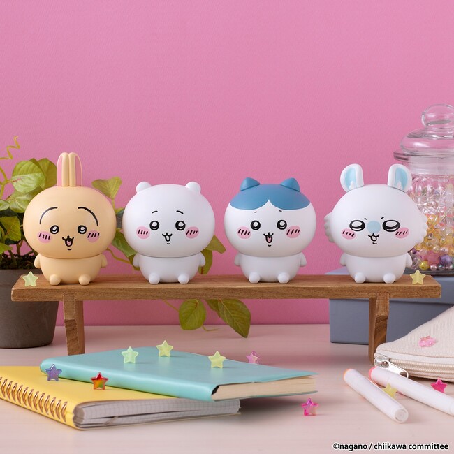 カプセルがフィギュアの一部になったカプセルレスのガシャポン(R)『カプキャラ』シリーズに「ちいかわ」が初登場！「カプキャラ ちいかわ」発売！