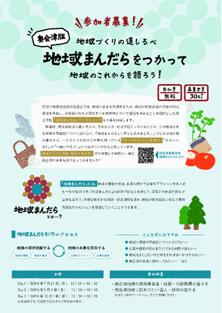 【奥会津】地域の未来を考える、まんだらづくりワークショップを実施します。