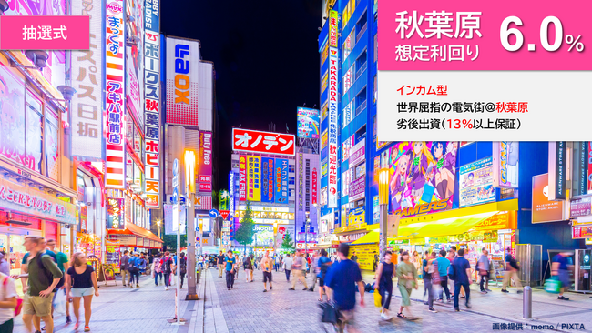 『らくたま５号（秋葉原）』を発表！7月1日より募集スタート。『出口戦略の明確化』『５日ルール採用』により投資安定性の確保と資金効率の向上を目指します。