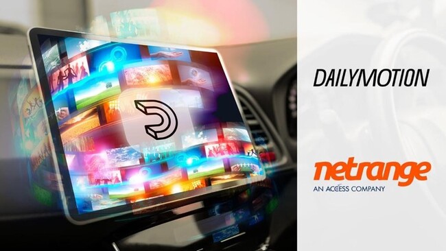 フランスのDailymotionとNetRange、車載向け動画インフォテインメントの提供において協業