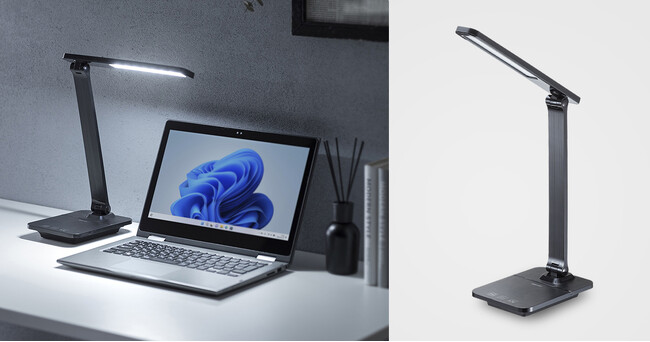 コンセントのない場所でも使える、USB充電式デスクライトを発売