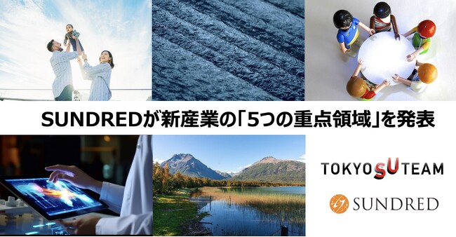 SUNDREDが新産業の「5つの重点領域」を発表