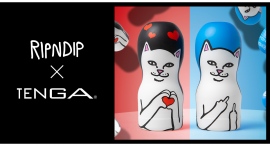 RIPNDIPとTENGAが6年ぶり3度目のコラボレーションカップを2種発売！TENGA LANDやTENGA公式ECなどで限定販売