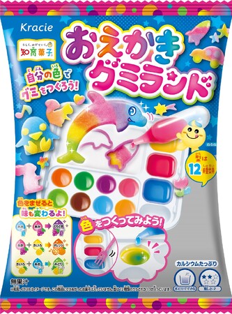 手軽にアート体験を楽しめる！「おえかきグミランド」と「ねりキャンワールド」を7月1日からリニューアル発売