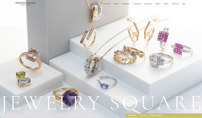【株式会社GSTV】ジュエリー情報サイト『GSTV FAN』が『JEWELRY SQUARE』としてリニューアルしました