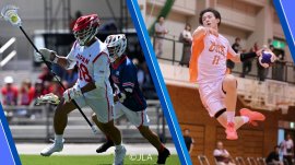 左:辻野 勝巳(ラクロス)/右:谷藤 要(ハンドボール) 左:辻野 勝巳(ラクロス)/右:谷藤 要(ハンドボール)