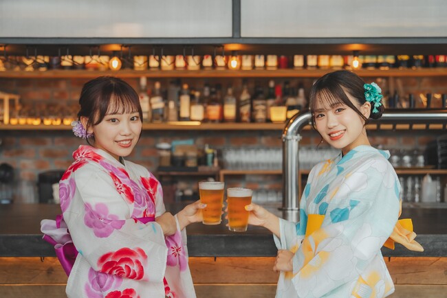 【横浜・山下公園】ザ・ワーフハウス山下公園もらえる浴衣付きディナープラン「浴衣 BEER 2024」を初開催