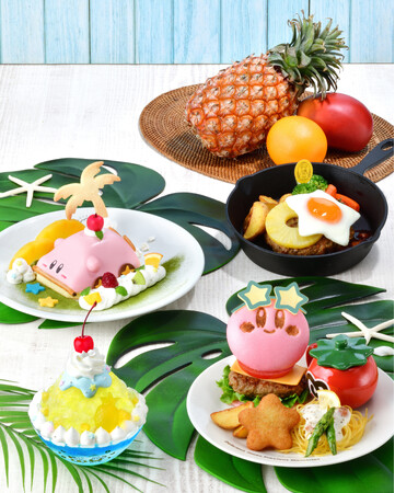 星のカービィの『Kirby Cafe (カービィカフェ)』にて「カービィカフェ Summer 2024」を7月3日(水)より開催！“パイナップル”がテーマのSummer限定メニューが登場！