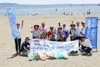 シースタイル・ビーチクリーン活動 2024  in 片瀬東浜海水浴場