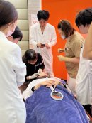 田中先生の実技指導 田中先生の実技指導