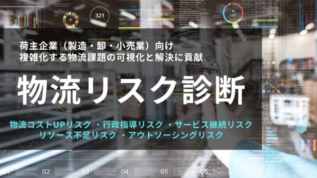 荷主企業の複雑化する物流課題を明確にし、具体的実行策を提案する『物流リスク診断』をリリースしました｜船井総研ロジ株式会社