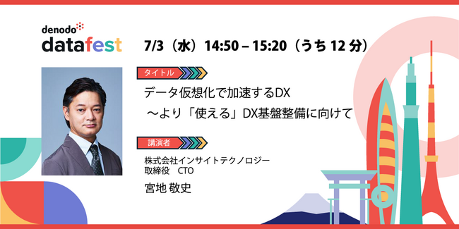 インサイトテクノロジー、7月3日（水）開催のDenodo Datafest 2024 Japanにシルバースポンサーとして協賛・出展