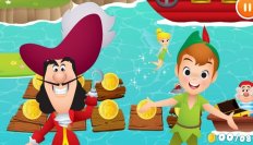 右脳を育むディズニー知育アプリ【Disneyパズルランド for dキッズ】に『ピーター・パン』のなぞり書きパズルが登場！