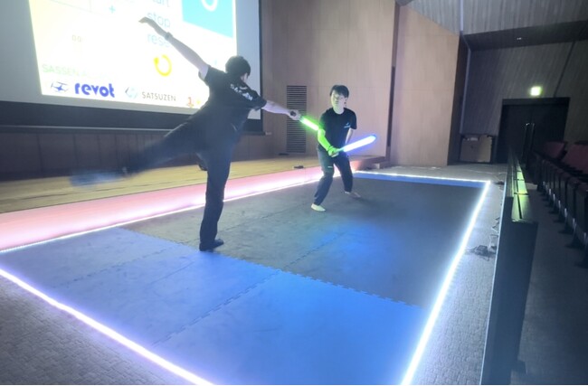 SASSENデバイスと連動して光るフィールド用LEDのプロトタイプが完成！