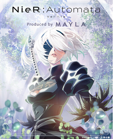 Produced by MAYLA 『NieR：Automata Ver1.1a』 儚く美しいコラボレーションパンプスが登場！2024年6月27日（木）17：00より予約販売開始！
