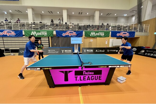 「木下アビエル神奈川＆木下マイスター東京 TABLE TENNIS FESTA」企業対抗交流戦に参戦
