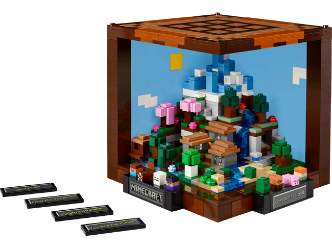 「レゴ(R)マインクラフト」 最新ラインアップの紹介　８月１日（木）発売：初の大人向け製品「作業台」も登場