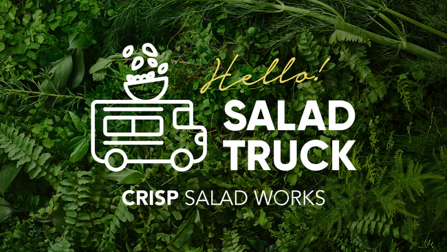 CRISP SALAD WORKSが初のフードトラックを出店！7月1日-12日の平日限定、都内5ヶ所で販売