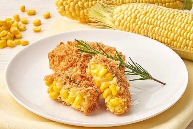 プチっとみずみずしいコーンの食感と甘みでお子様にも大人気！「コーンクリームコロッケ」を7/3より期間限定で発売